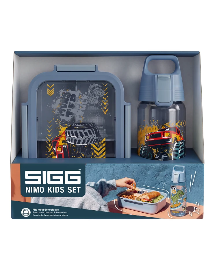 Schulset Total ONE Kids + NIMO Lunchbox Monster Truck