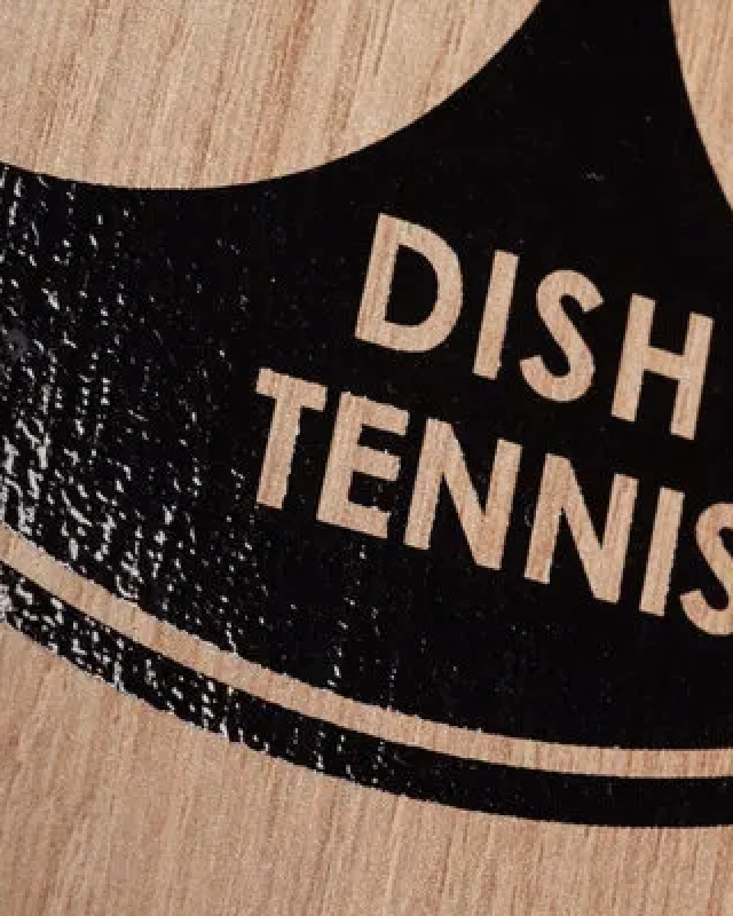 DISH TENNIS DER KLEINE BRAUNE Mobile Mini Tischtennisplatte - MADE IN AUSTRIA – Ansicht 4