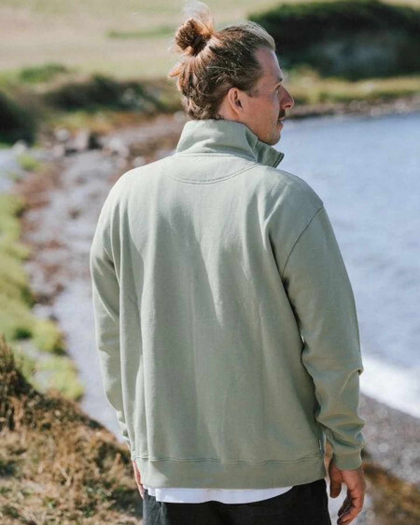 FUXBAU Männer fux Half Zip Sweater – Ansicht 4