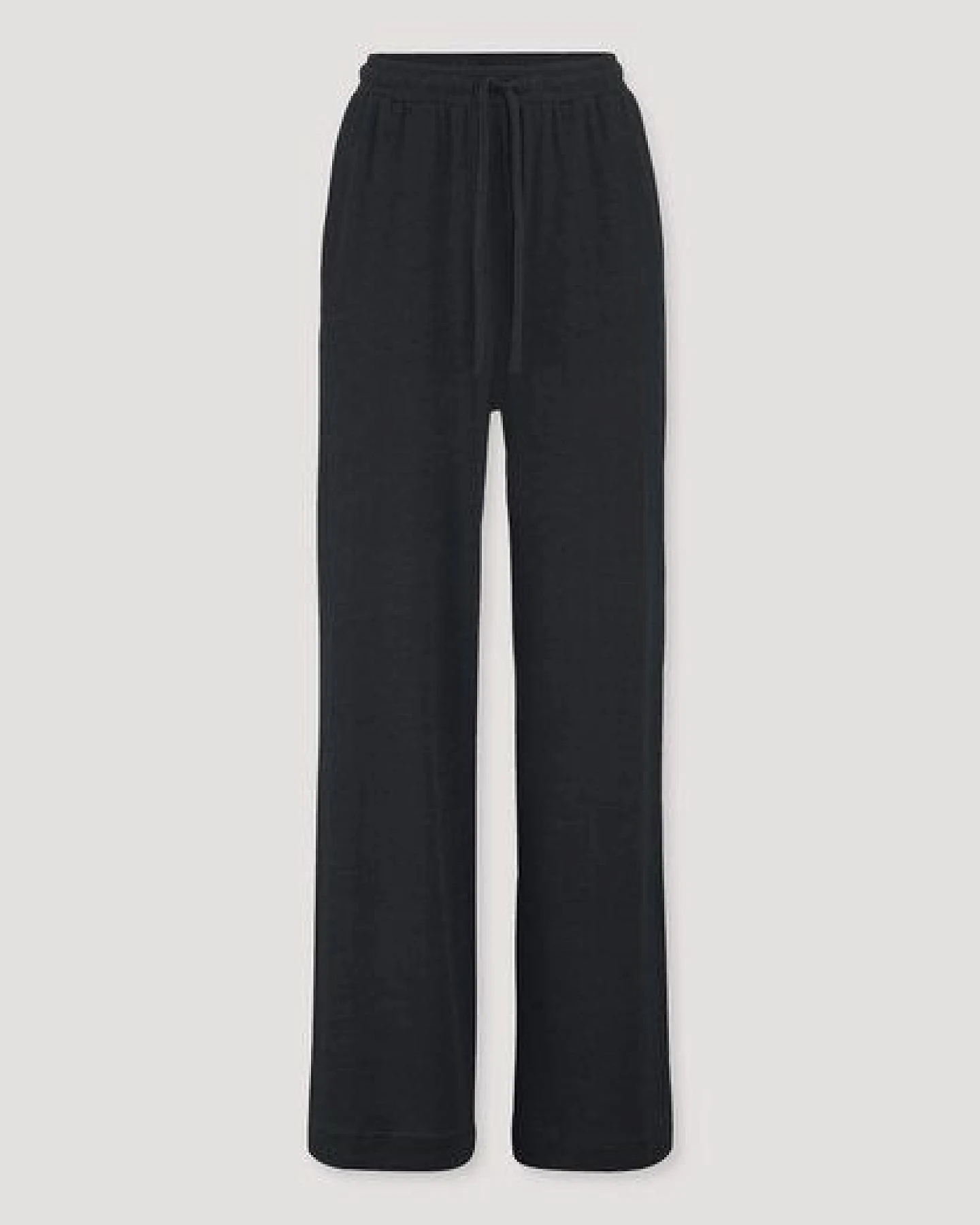 hessnatur Jersey Hose Wide Leg Relaxed aus reiner Bio-Baumwolle mit Leinen – Ansicht 4