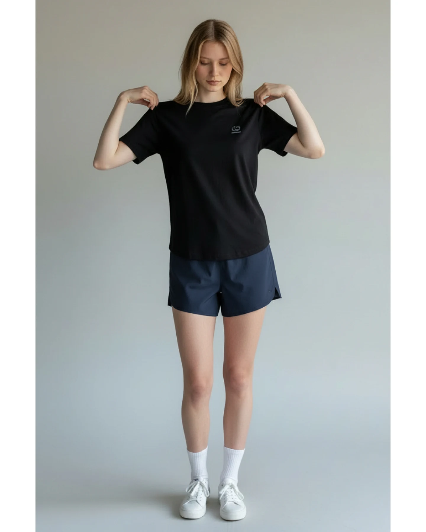 Underscored Damen vegan T-Shirt Ashdown Jet Black – Ansicht 2