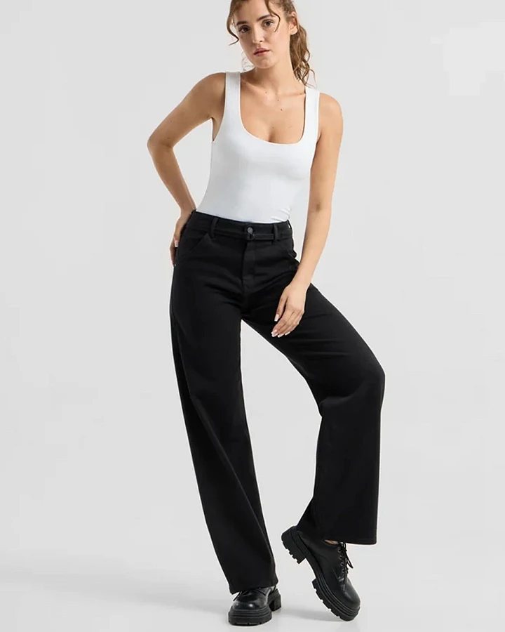 Jeans Blink Wide Barrel Soft Stay Black