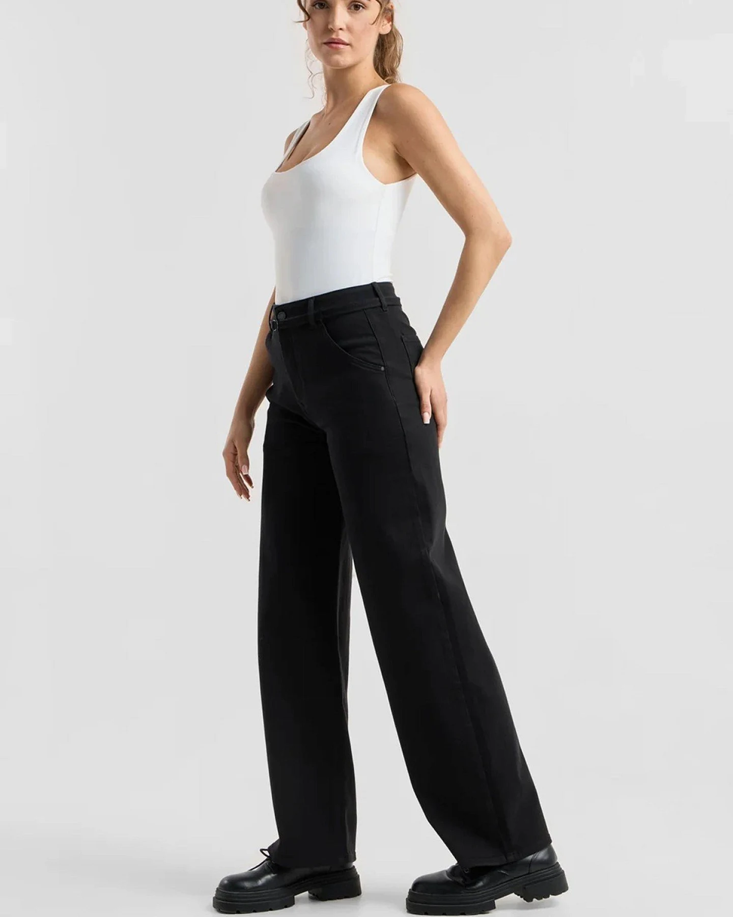 Jeans Blink Wide Barrel Soft Stay Black – Ansicht 3