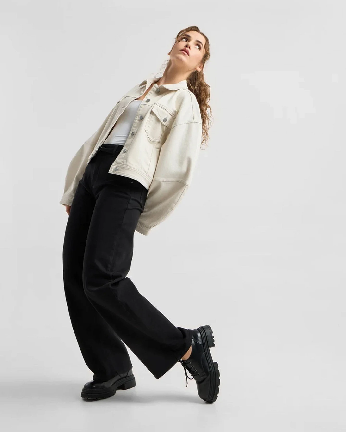 Jeans Blink Wide Barrel Soft Stay Black – Ansicht 5