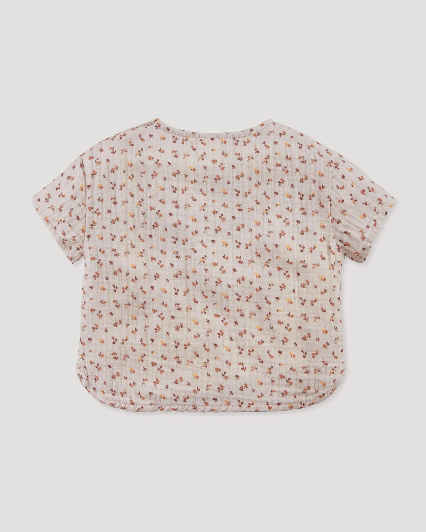 hessnatur Baby Musselin Shirt aus Bio-Baumwolle - orange - Größe 86/92 – Ansicht 2
