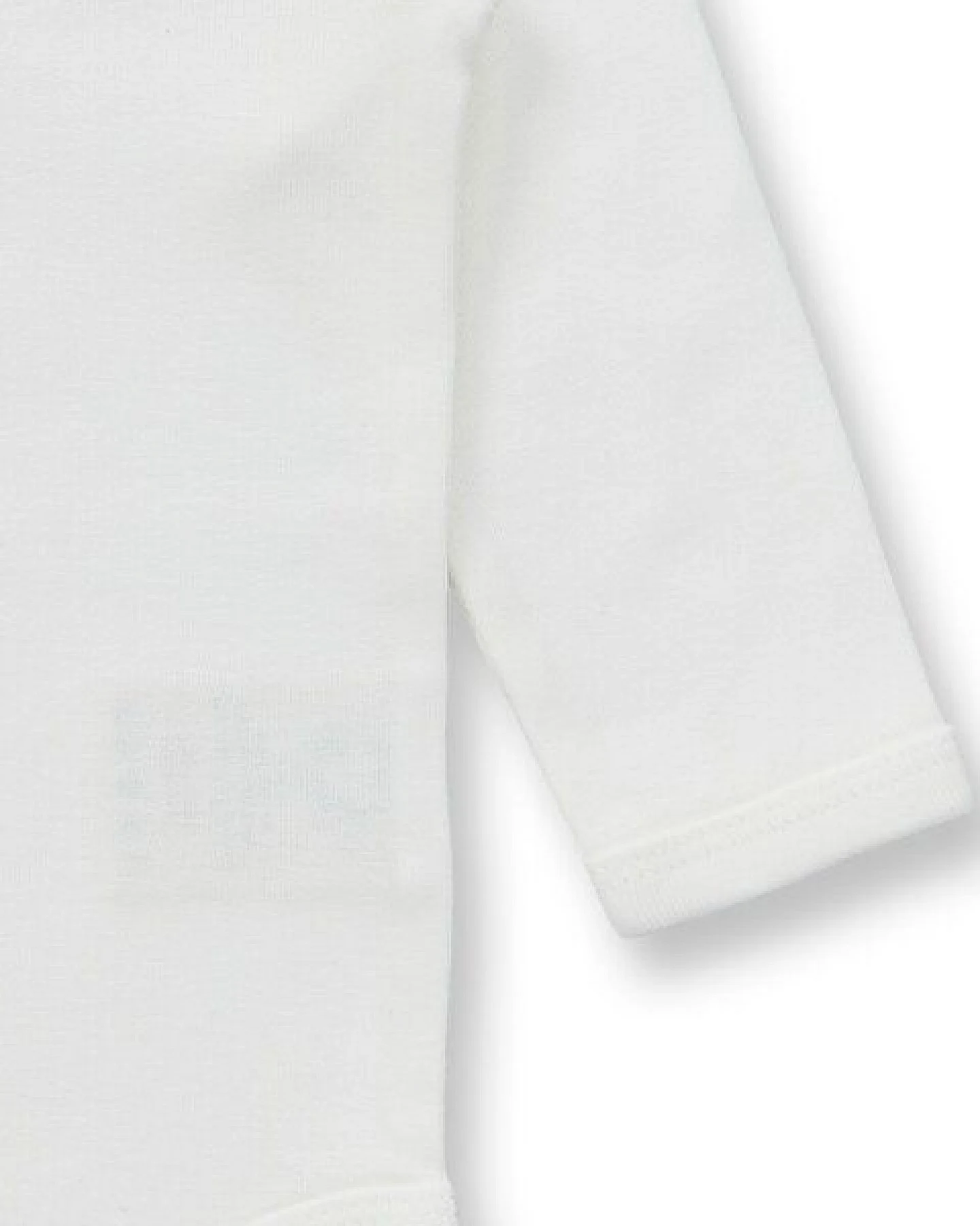 sense-organics Baby Body in naturweiß, Modell YVON – Ansicht 3