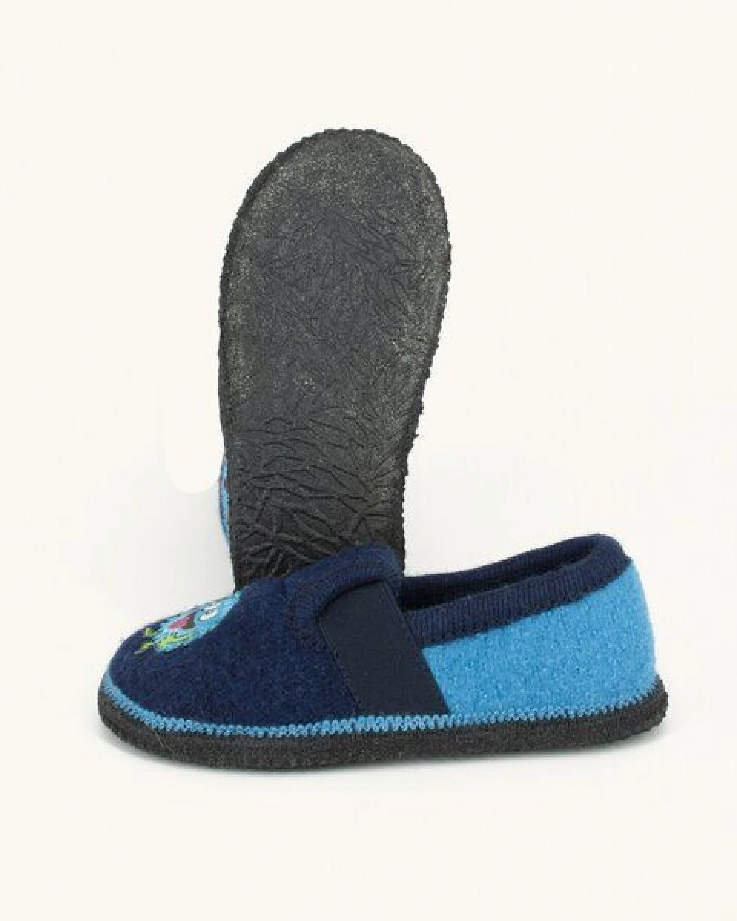 Kitz-Pichler Bobby Floh Kinder-Hausschuh für Jungen & Mädchen aus 100% Schurwolle - Warme Filz-Pantoffel – Ansicht 4
