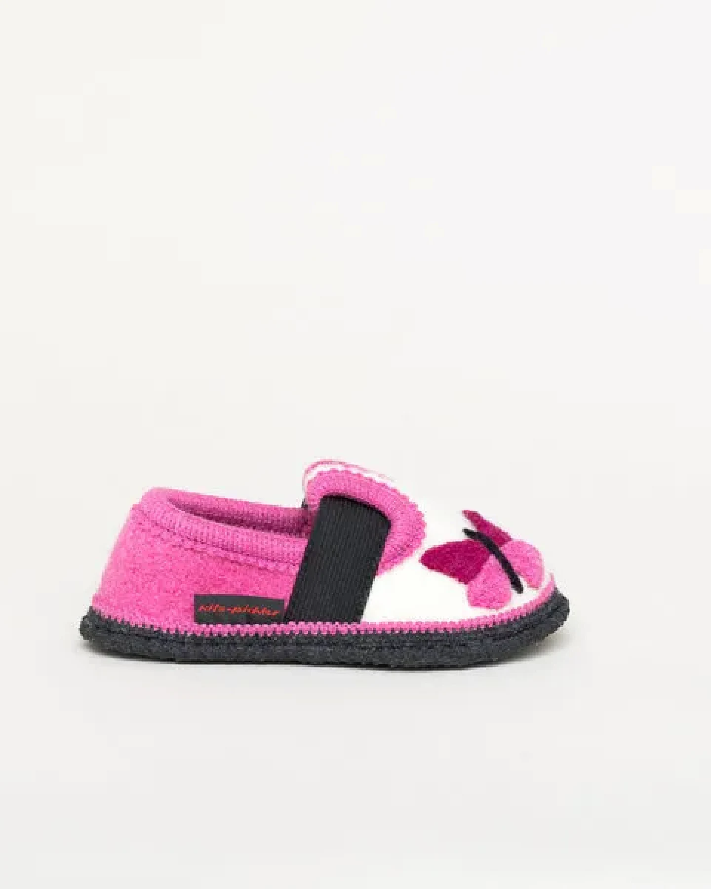 Kitz-Pichler Bobby Schmetterling Kinder-Hausschuh für Jungen & Mädchen aus 100% Wolle - Warme Filz-Pantoffel – Ansicht 4