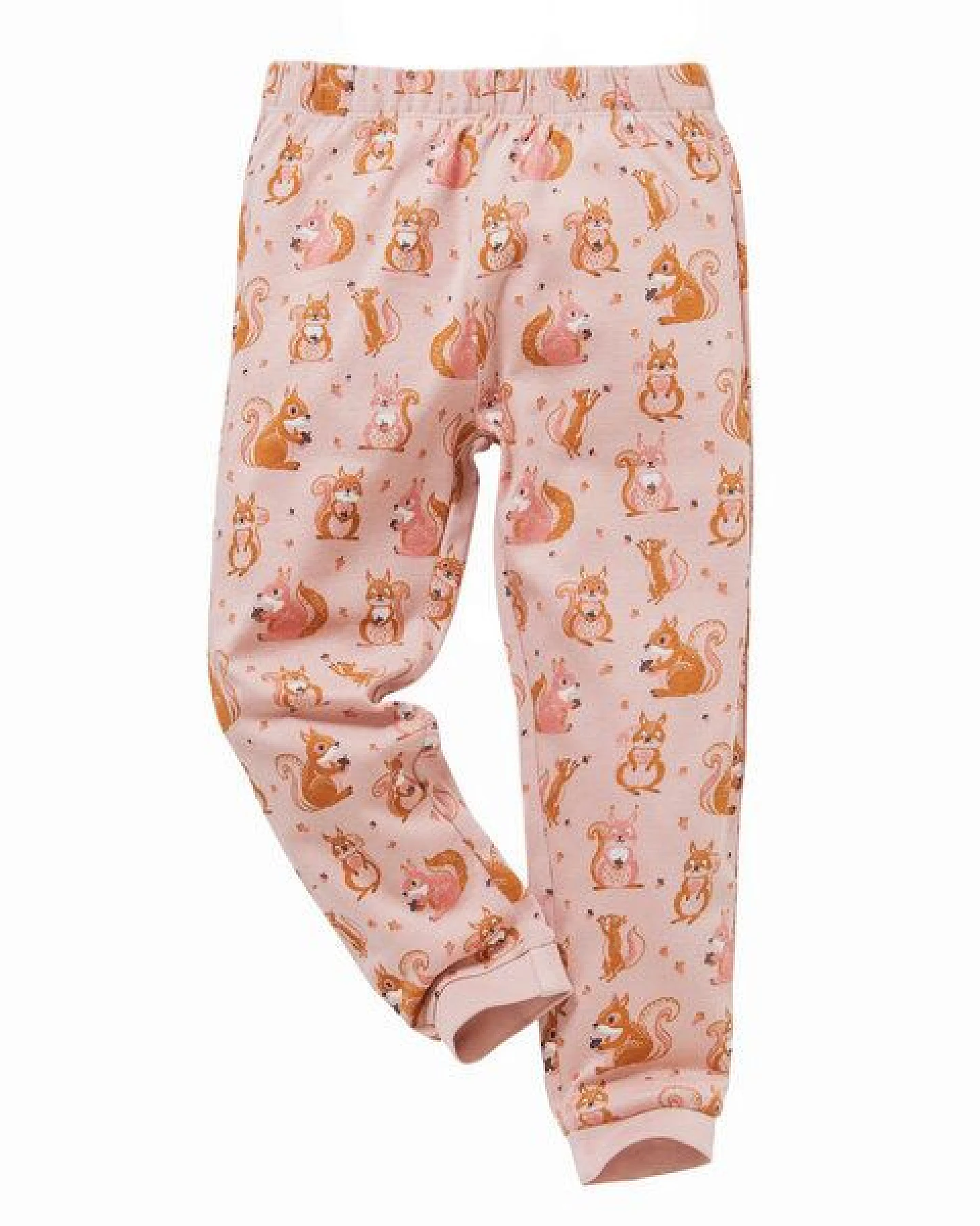 People Wear Organic Pyjama "Eichhörnchen", Langarm-Schlafanzug, rosa/bedruckt, 100% Baumwolle (Bio) – Ansicht 3