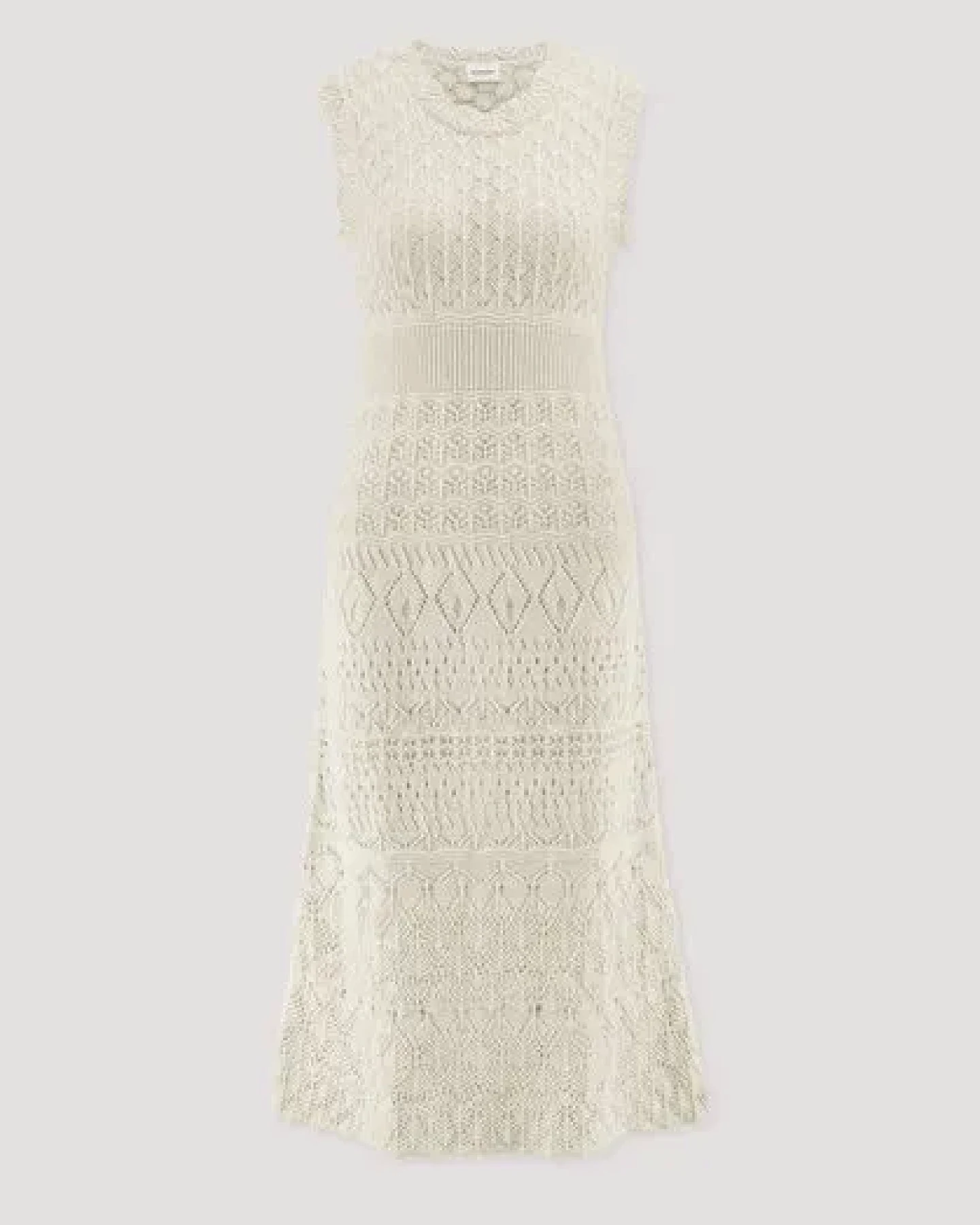 hessnatur Strick Kleid Midi aus reiner Bio-Baumwolle – Ansicht 4