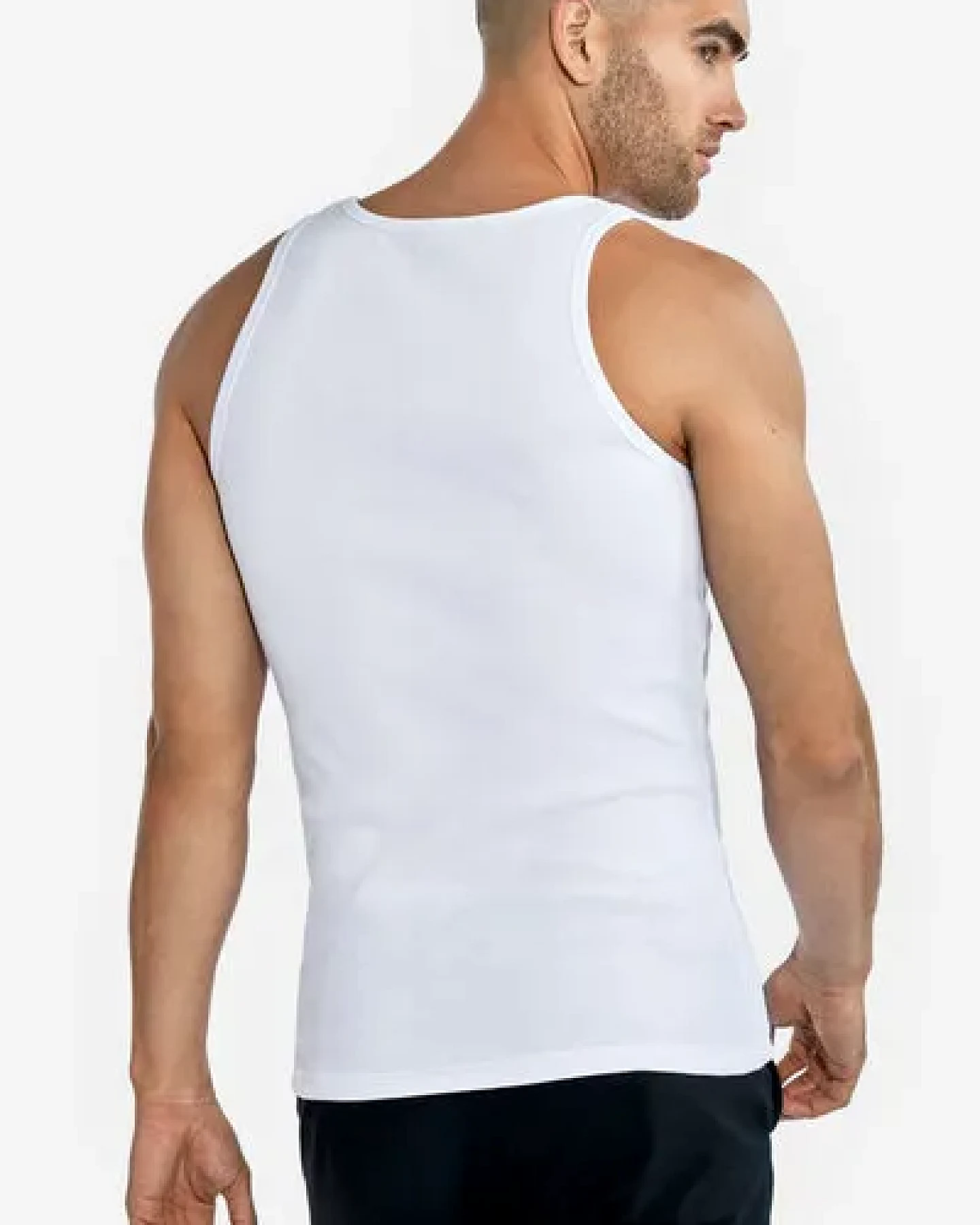 Bread & Boxers 2-Pack Tanktops RIBBED aus Bio-Baumwolle – Ansicht 4