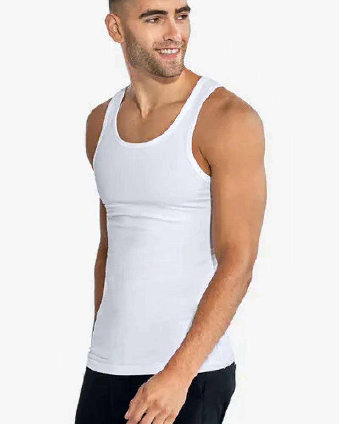 Bread & Boxers 2-Pack Tanktops aus Bio-Baumwolle – Ansicht 2