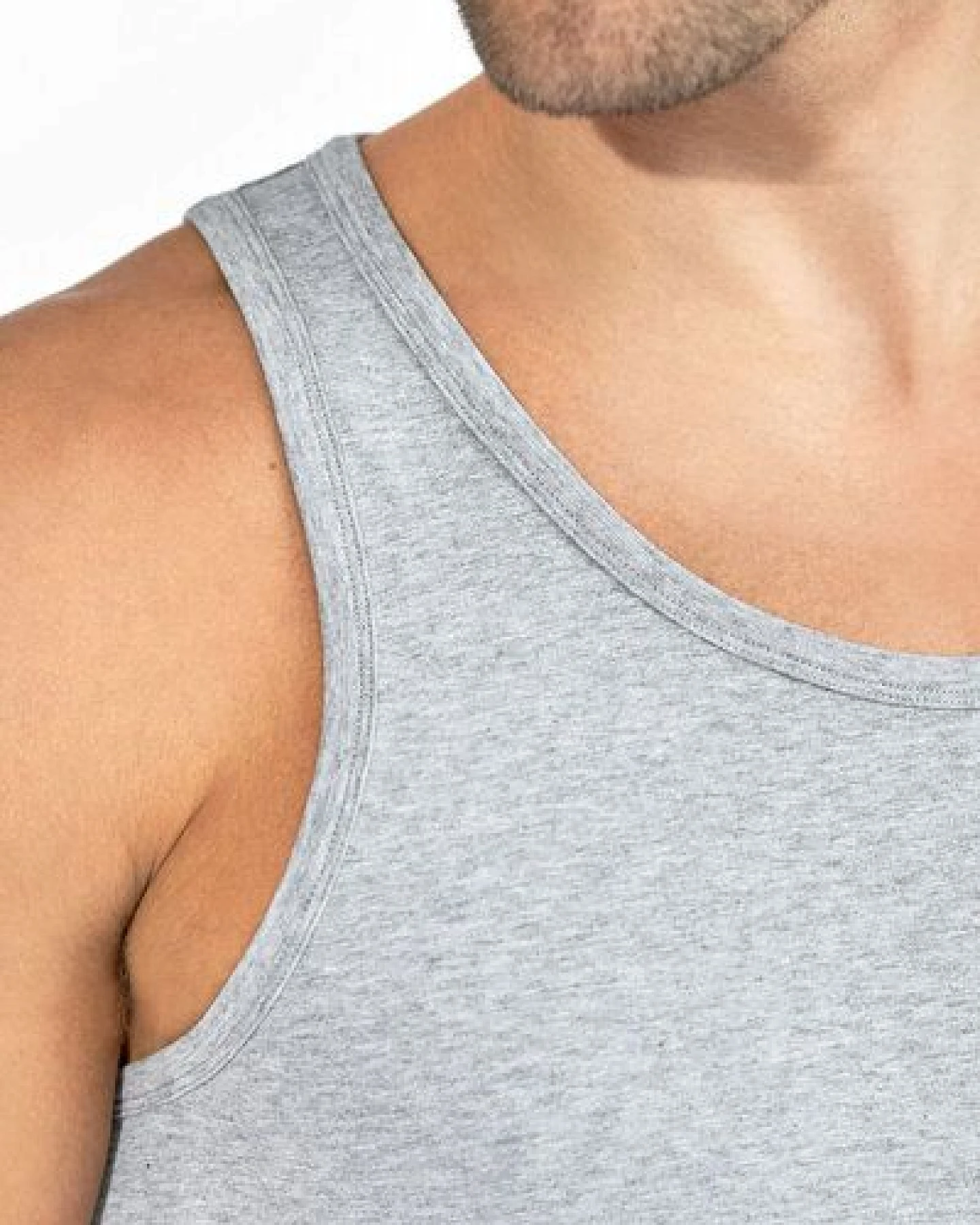 Bread & Boxers 2-Pack Tanktops aus Bio-Baumwolle – Ansicht 3