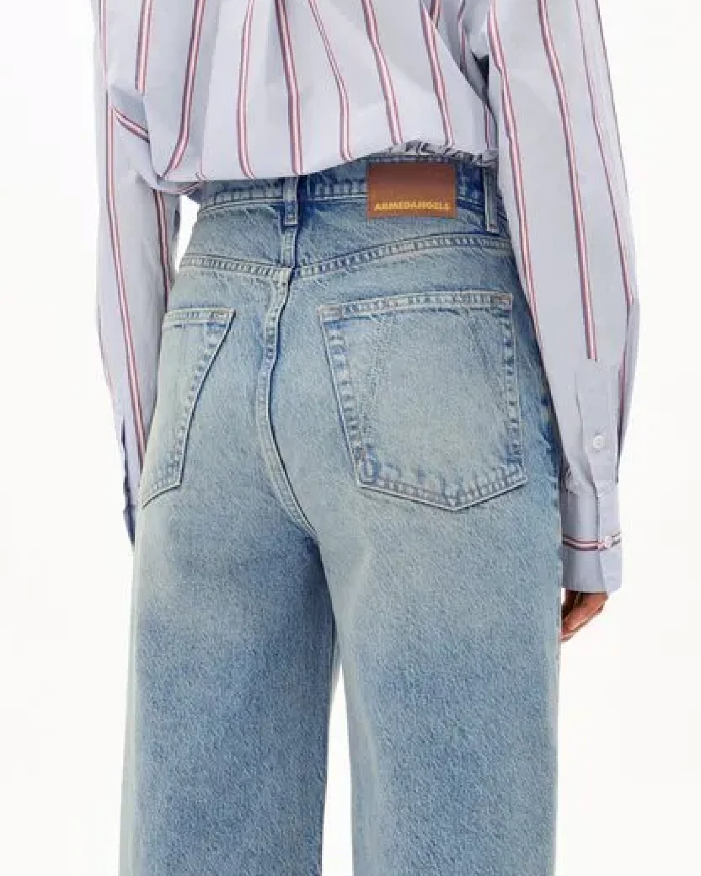 ARMEDANGELS ENIJAA Damen Wide Leg Jeans aus recyceltem Baumwoll-Mix – Ansicht 3
