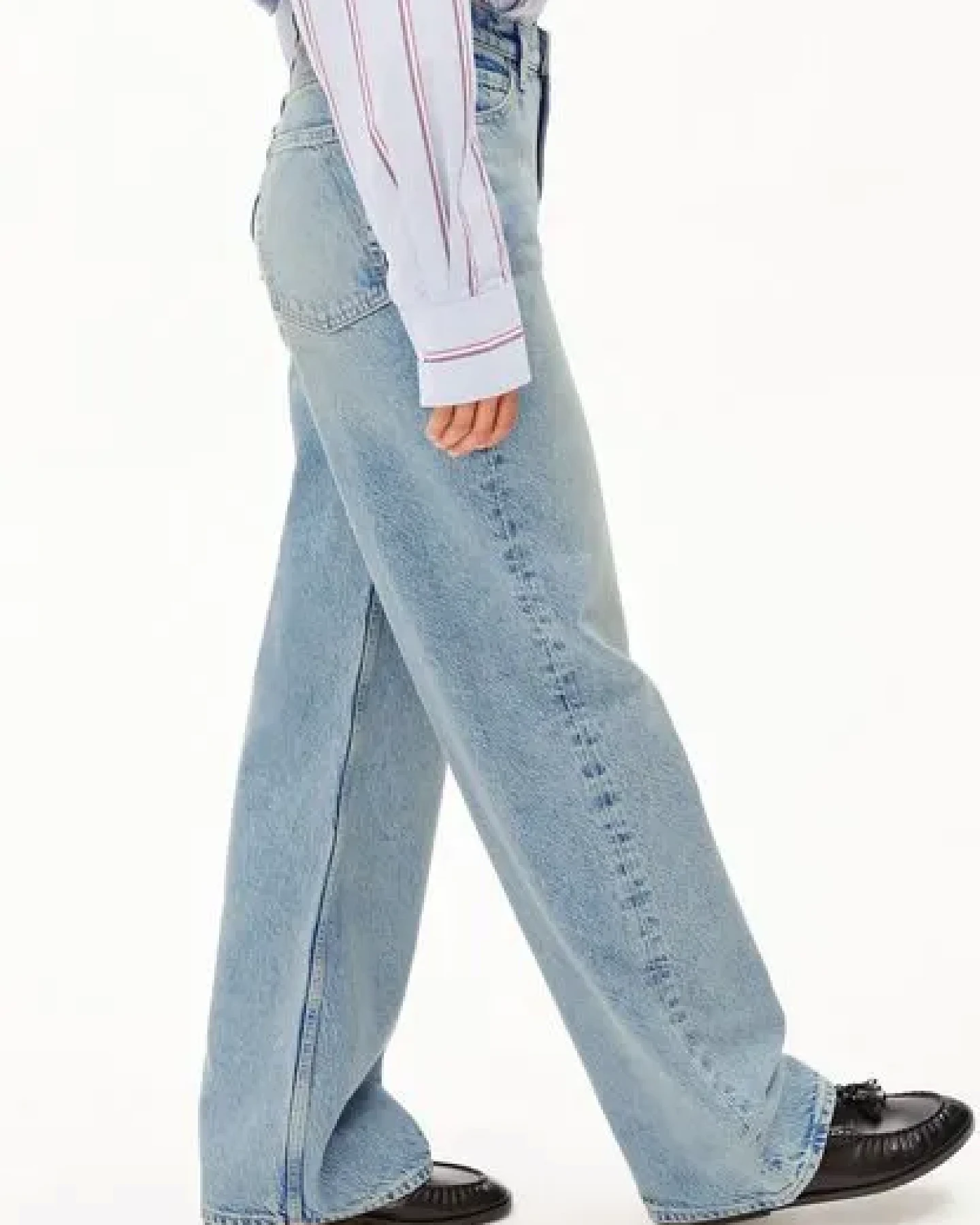 ARMEDANGELS ENIJAA Damen Wide Leg Jeans aus recyceltem Baumwoll-Mix – Ansicht 4