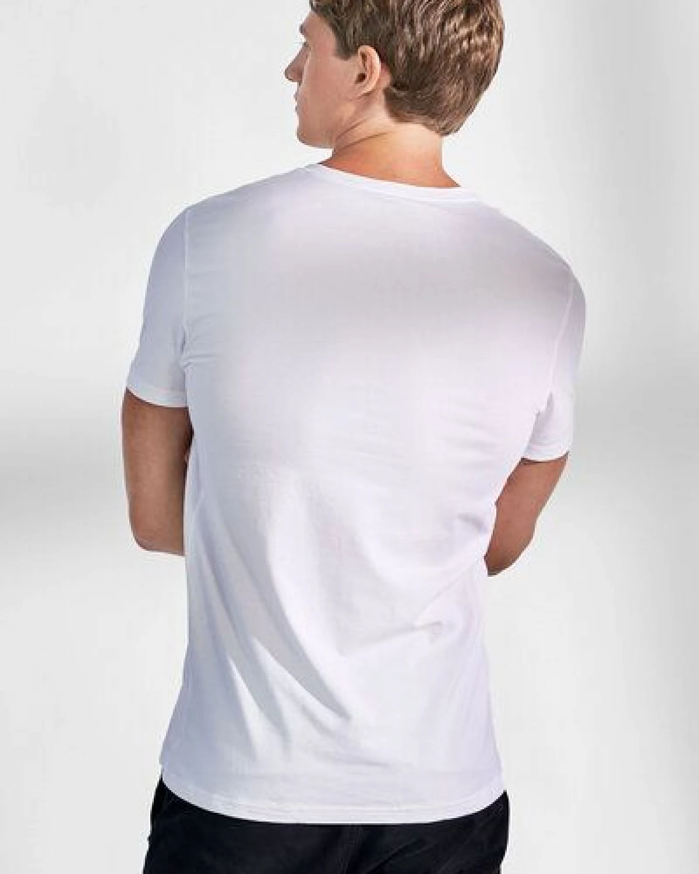 Bread & Boxers 2-Pack T-Shirts V-NECK aus Bio-Baumwolle – Ansicht 4