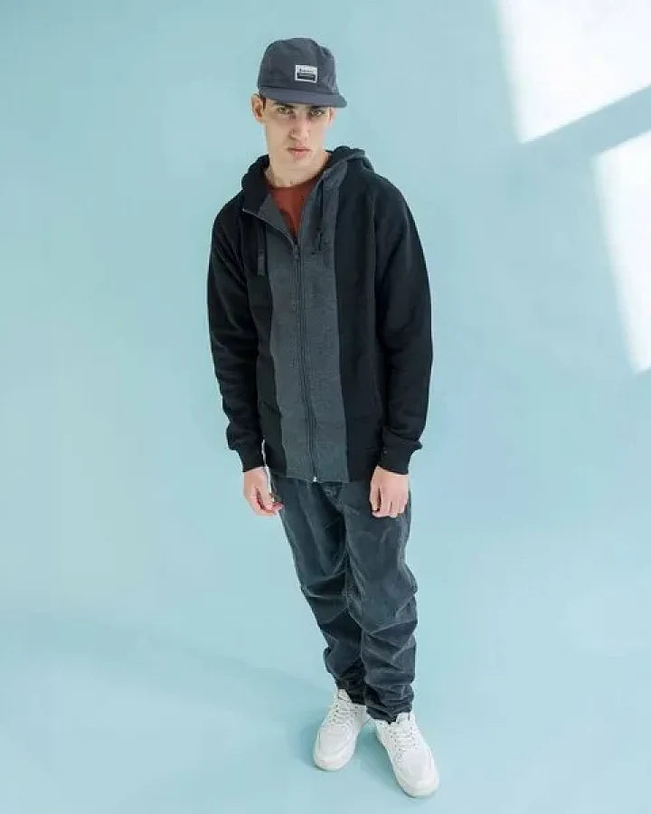 NOORLYS Sweatjacke STRIPPEN