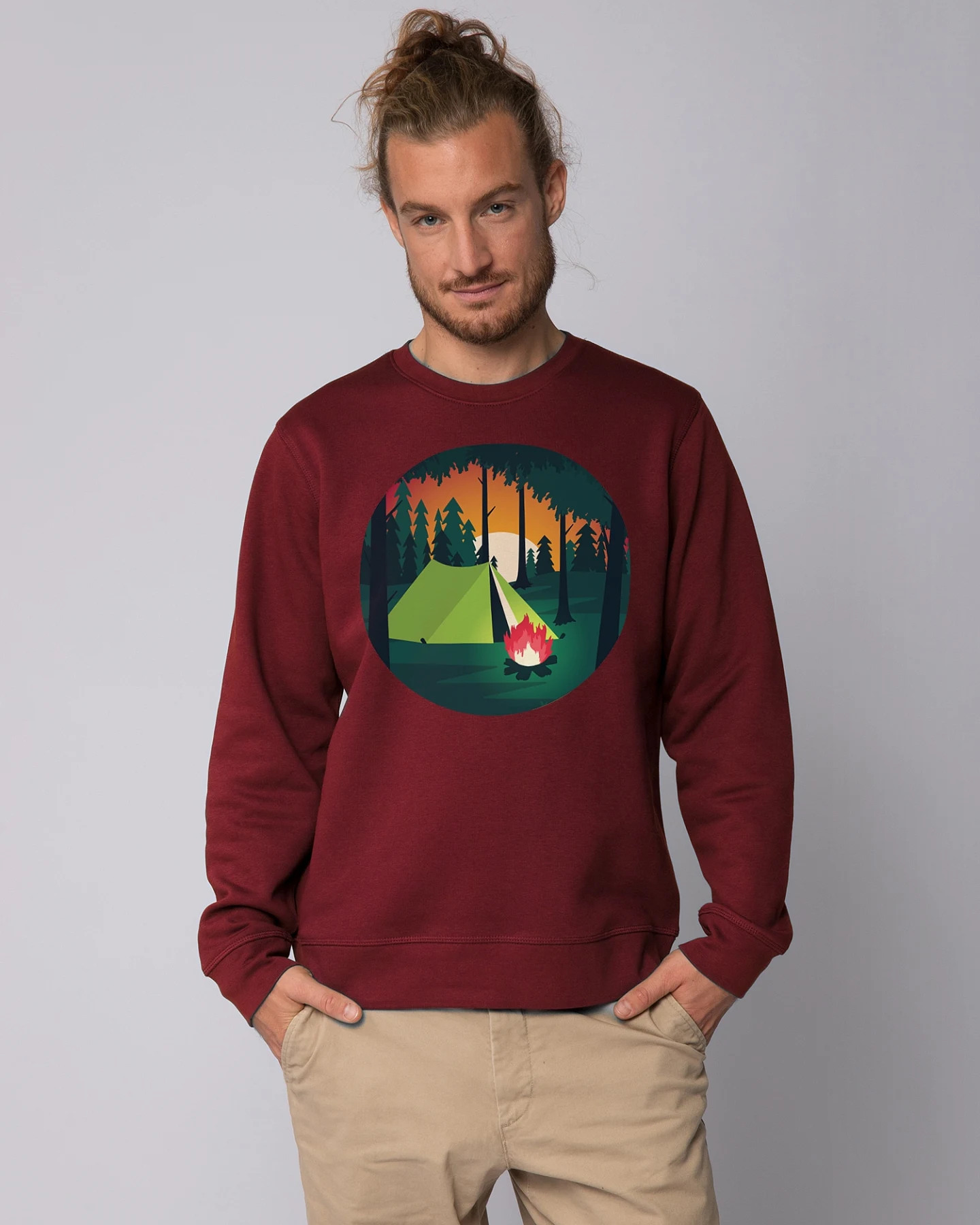Watapparel Sweatshirt Zelten – Ansicht 2