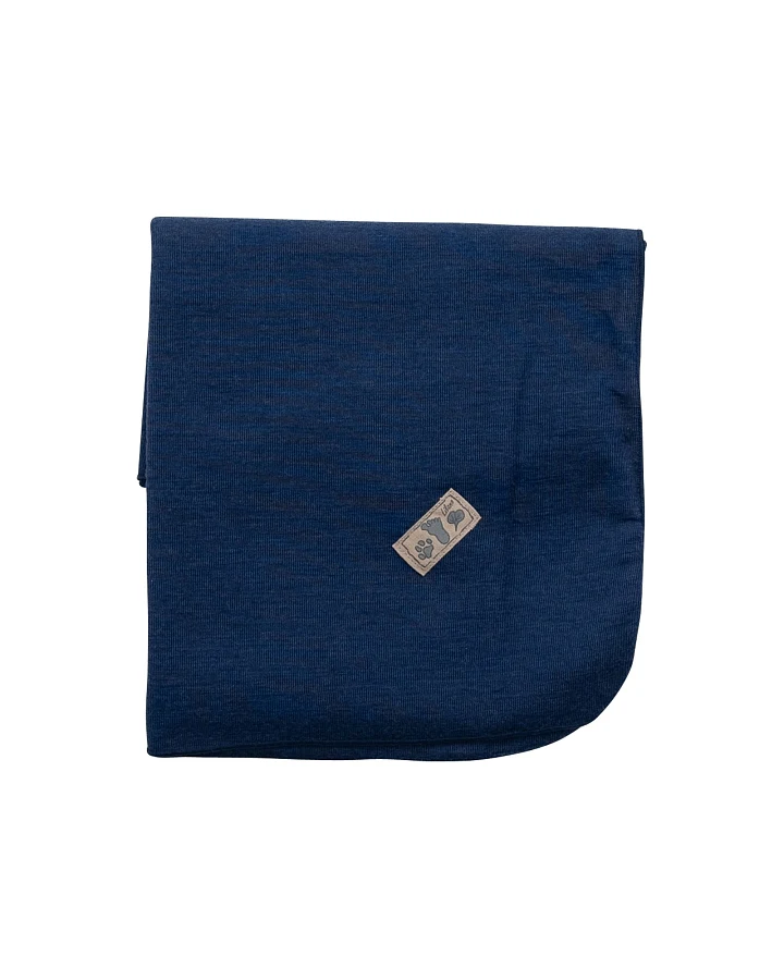 Lilano Babydecke Bio-Merinowolle Seide marine 80 x 90 cm