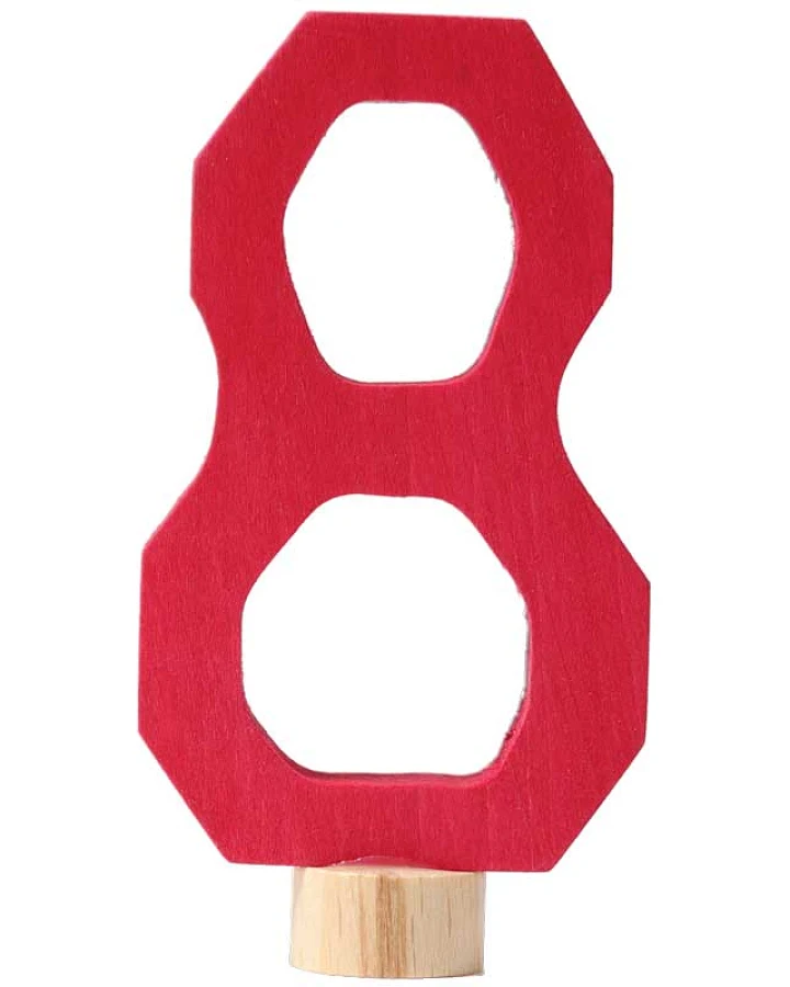 Grimms - Zahlenstecker "8" Waldorf