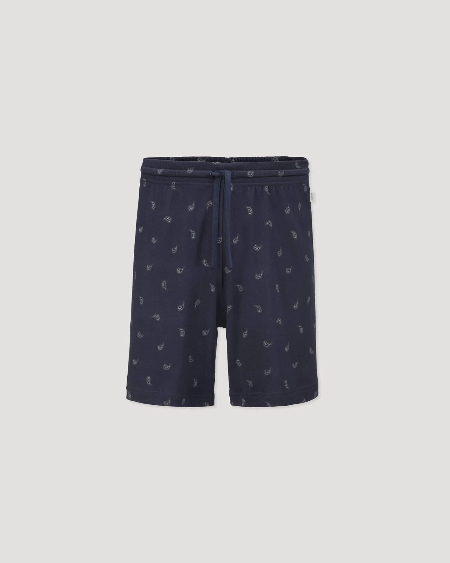 hessnatur Herren Schlafshorts PURE COTTON aus Bio-Baumwolle - blau - Größe L – Ansicht 3