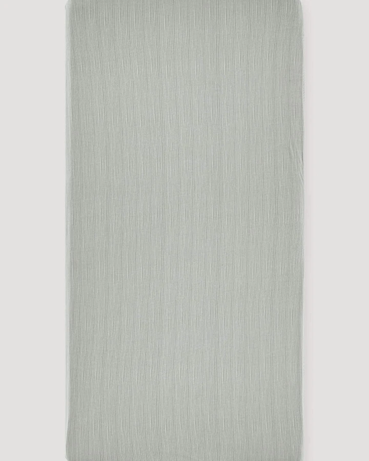 hessnatur Baby Jersey Spannbettlaken aus Bio-Baumwolle - blau - Größe 100x200 cm