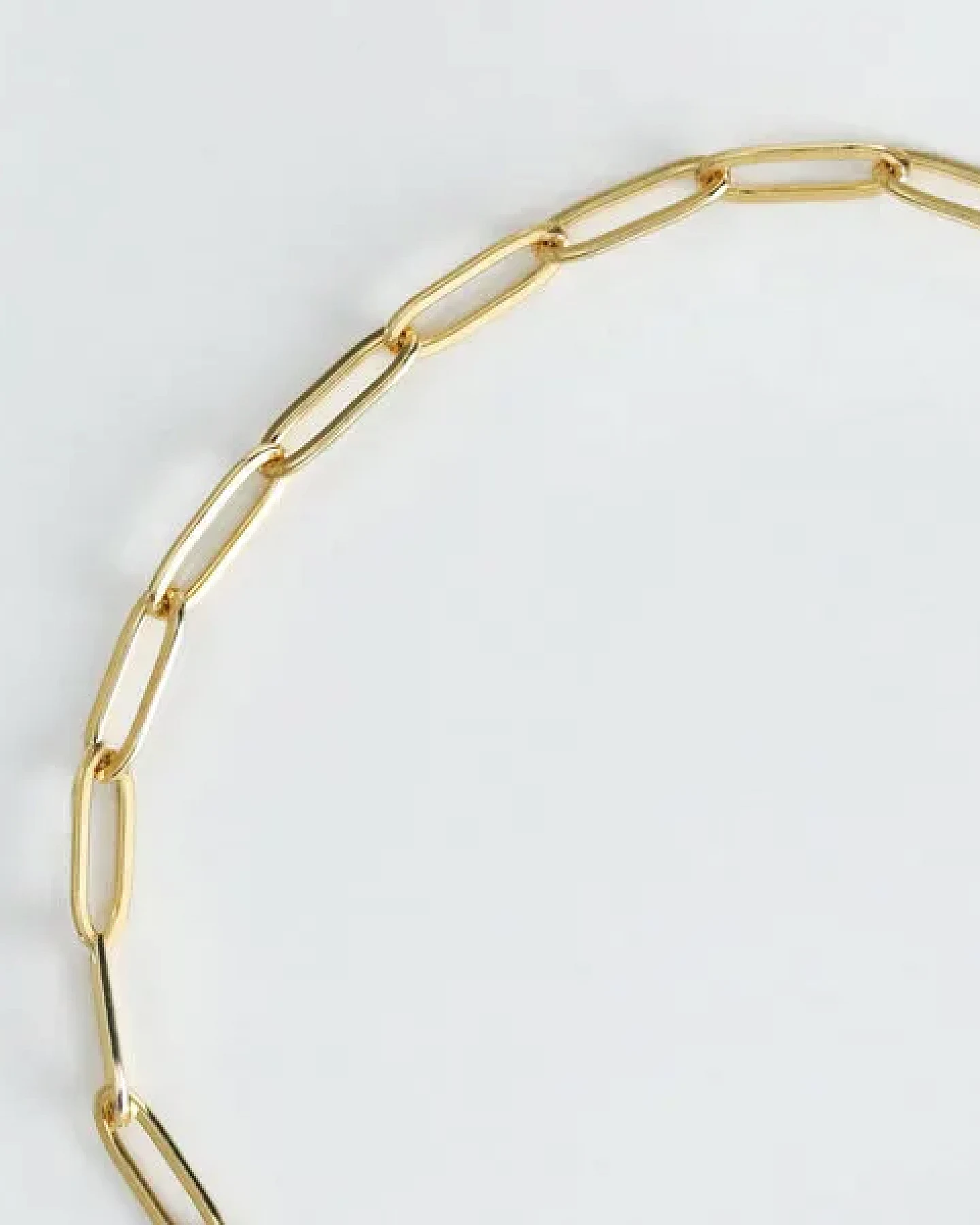 BELLYBIRD Jewellery Halskette - Kabelkette, ovale Kettenglieder, 925 Sterlingsilber, vergoldet – Ansicht 2