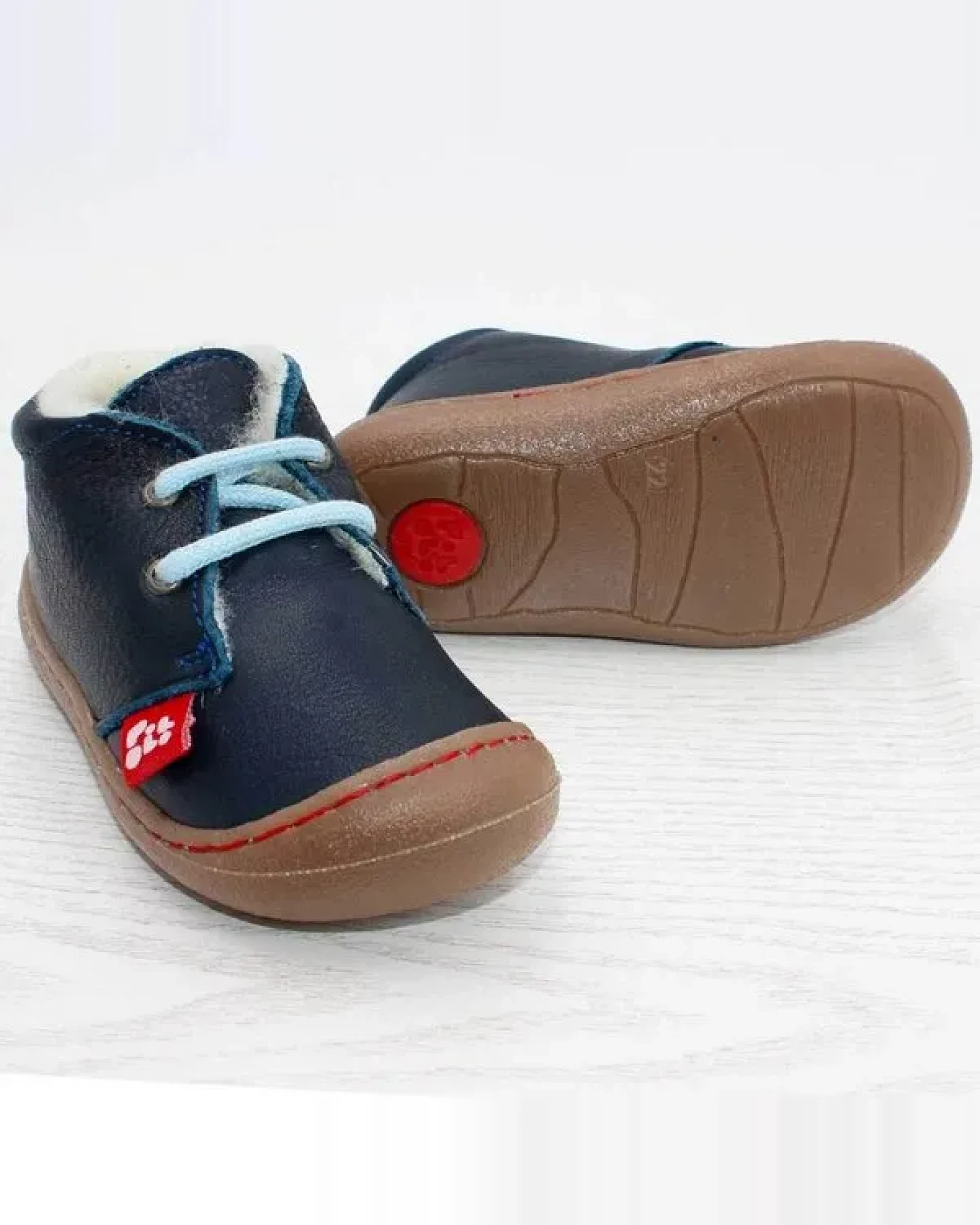 Pololo Lauflernschuh-Winterschuh "Juan", gefüttert mit 100% Wolle (Bio/kbT), Gr. 20 - 27 – Ansicht 3