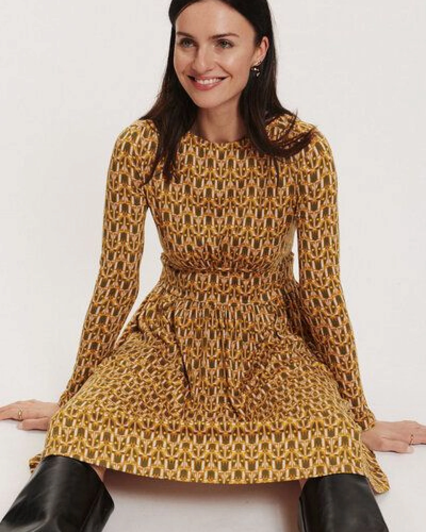 TRANQUILLO Jersey-Kleid Corinnee aus EcoVero Viskose – Ansicht 4