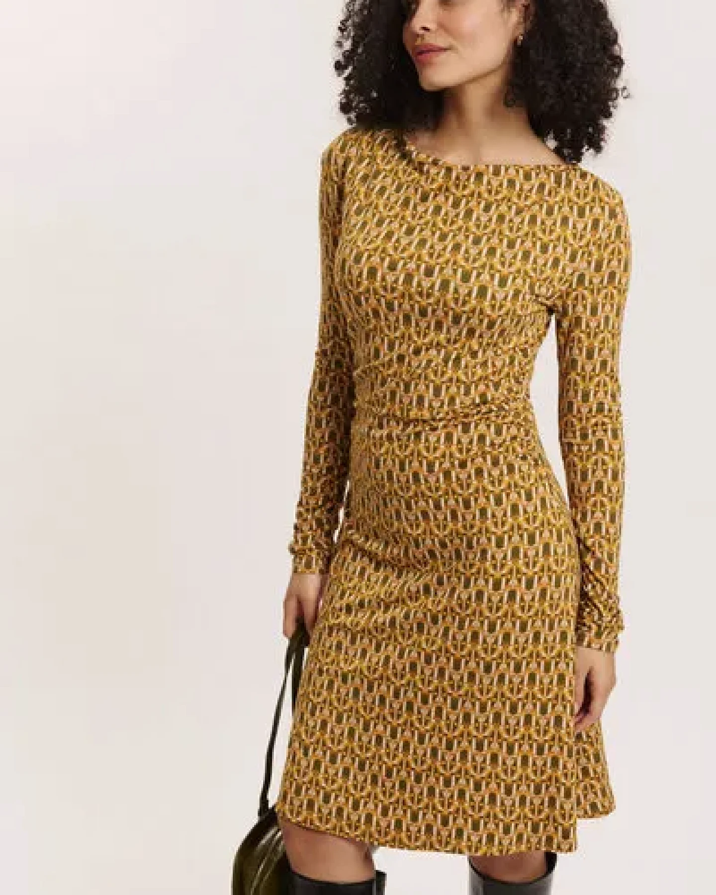 TRANQUILLO Jersey-Kleid Junee aus EcoVero Viskose – Ansicht 4