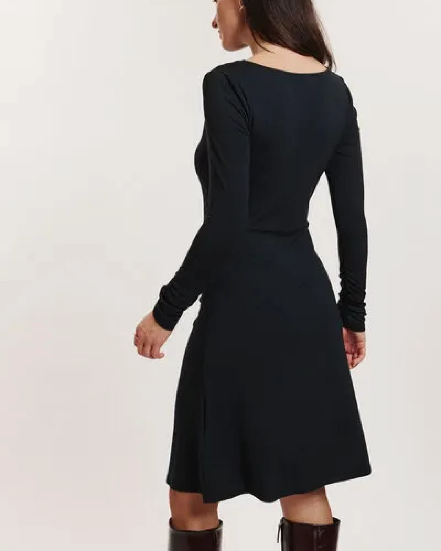 TRANQUILLO Jersey-Kleid Junee aus EcoVero Viskose – Ansicht 2
