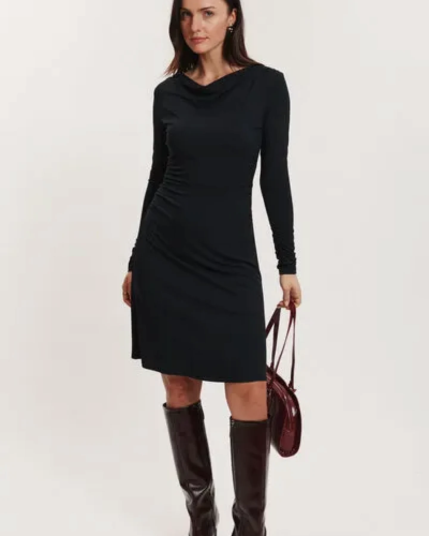 TRANQUILLO Jersey-Kleid Junee aus EcoVero Viskose – Ansicht 4