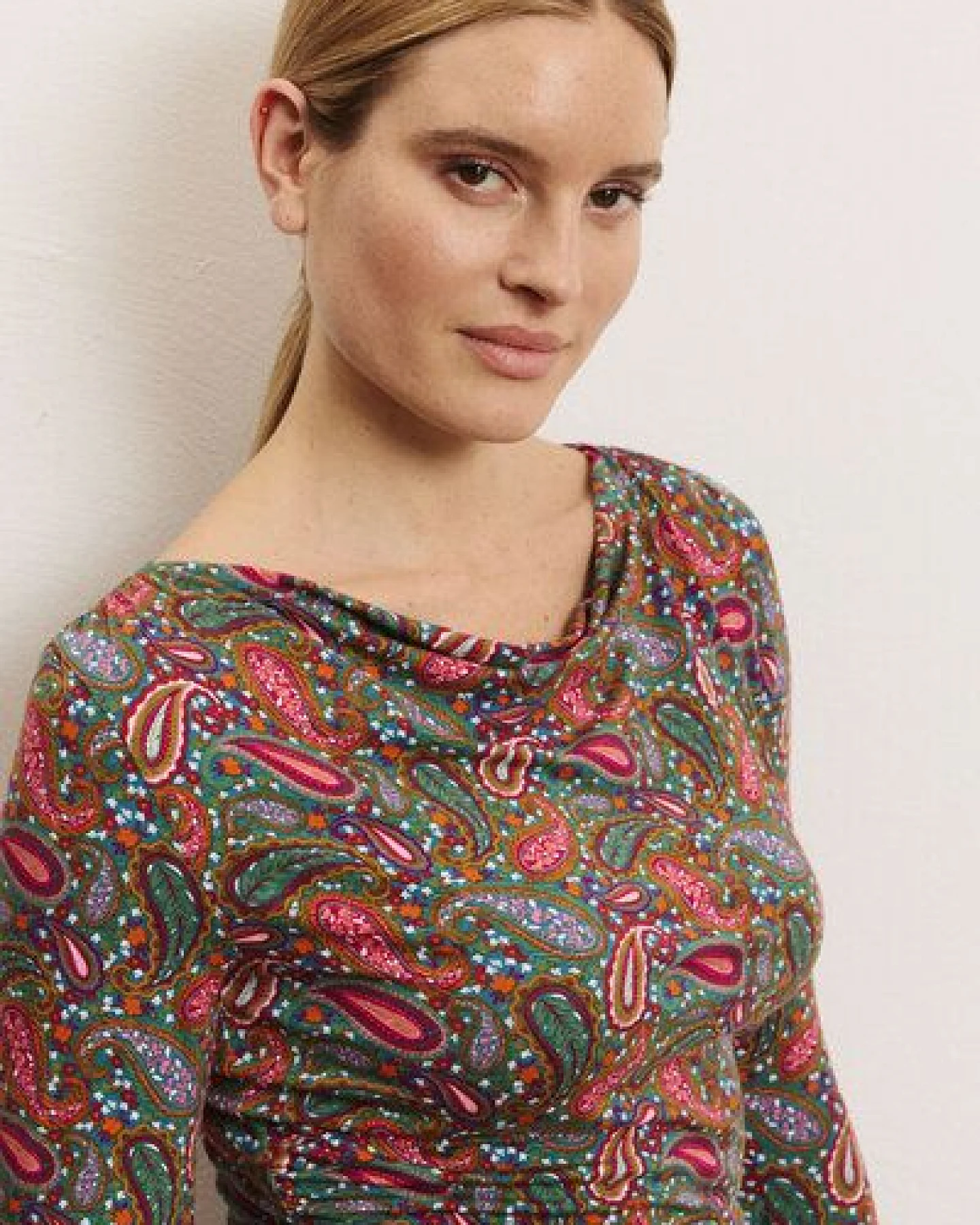 TRANQUILLO Jersey-Kleid Junee aus EcoVero Viskose – Ansicht 3