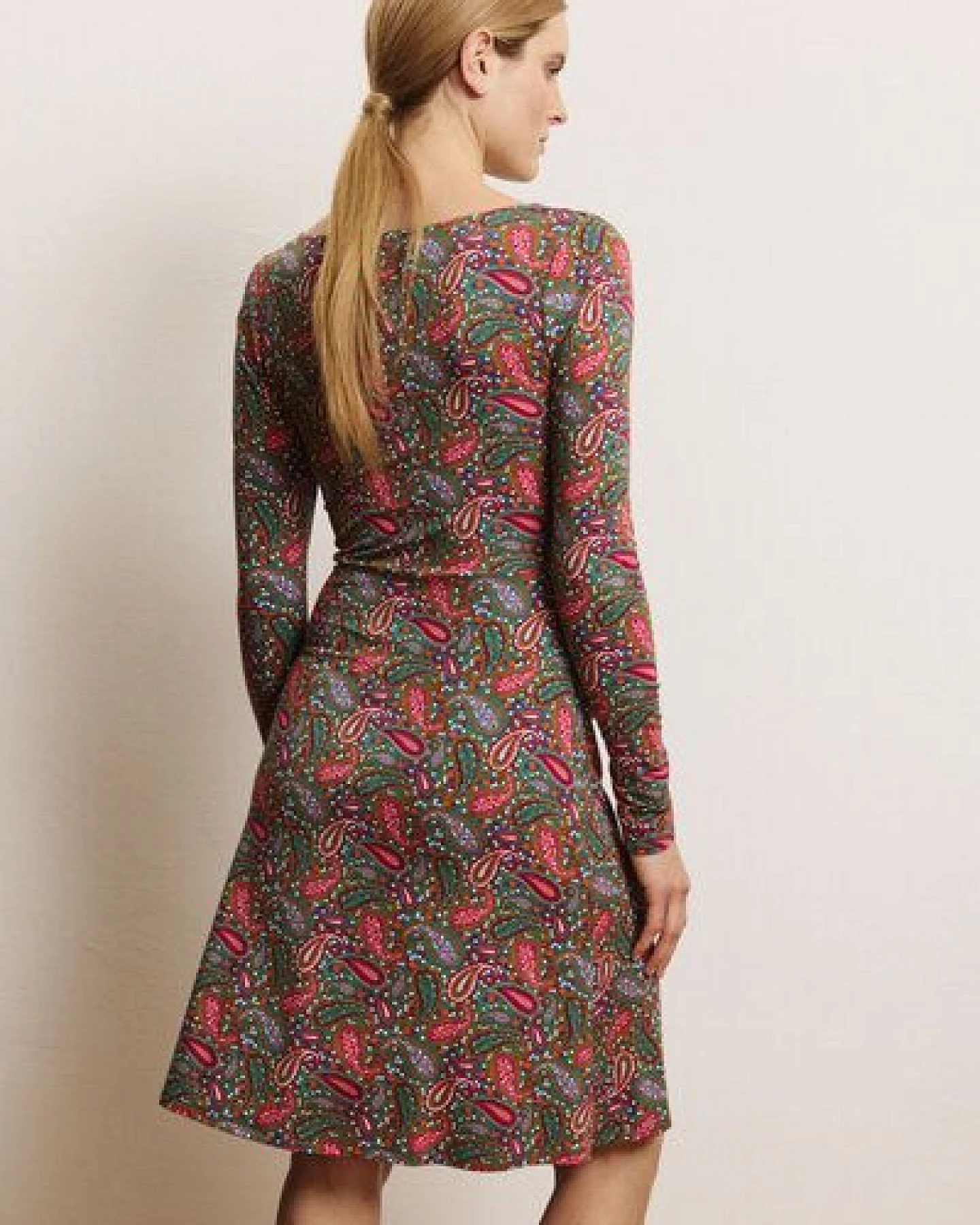 TRANQUILLO Jersey-Kleid Junee aus EcoVero Viskose – Ansicht 2