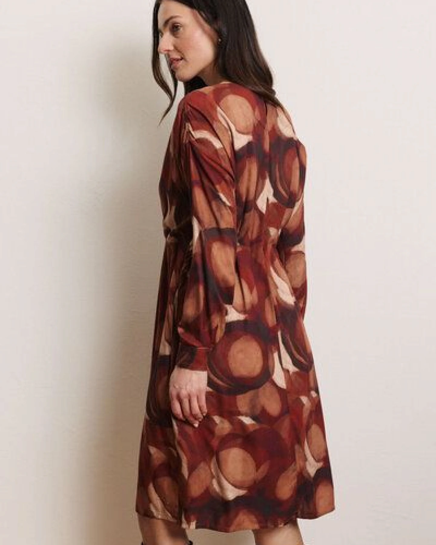 TRANQUILLO Kleid Taalke aus EcoVero-Twill – Ansicht 2