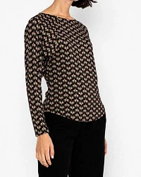 Produktseite: Blutsgeschwister Gemustertes Jerseyshirt Autumns Wings - Flor de Caballera