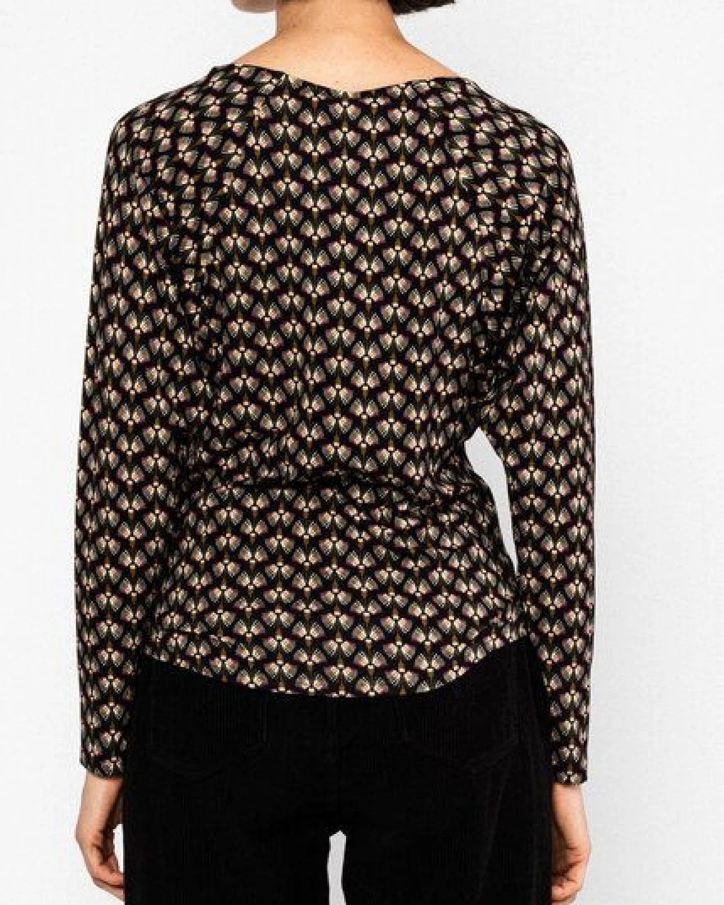 Blutsgeschwister Gemustertes Jerseyshirt Autumns Wings - Flor de Caballera – Ansicht 2
