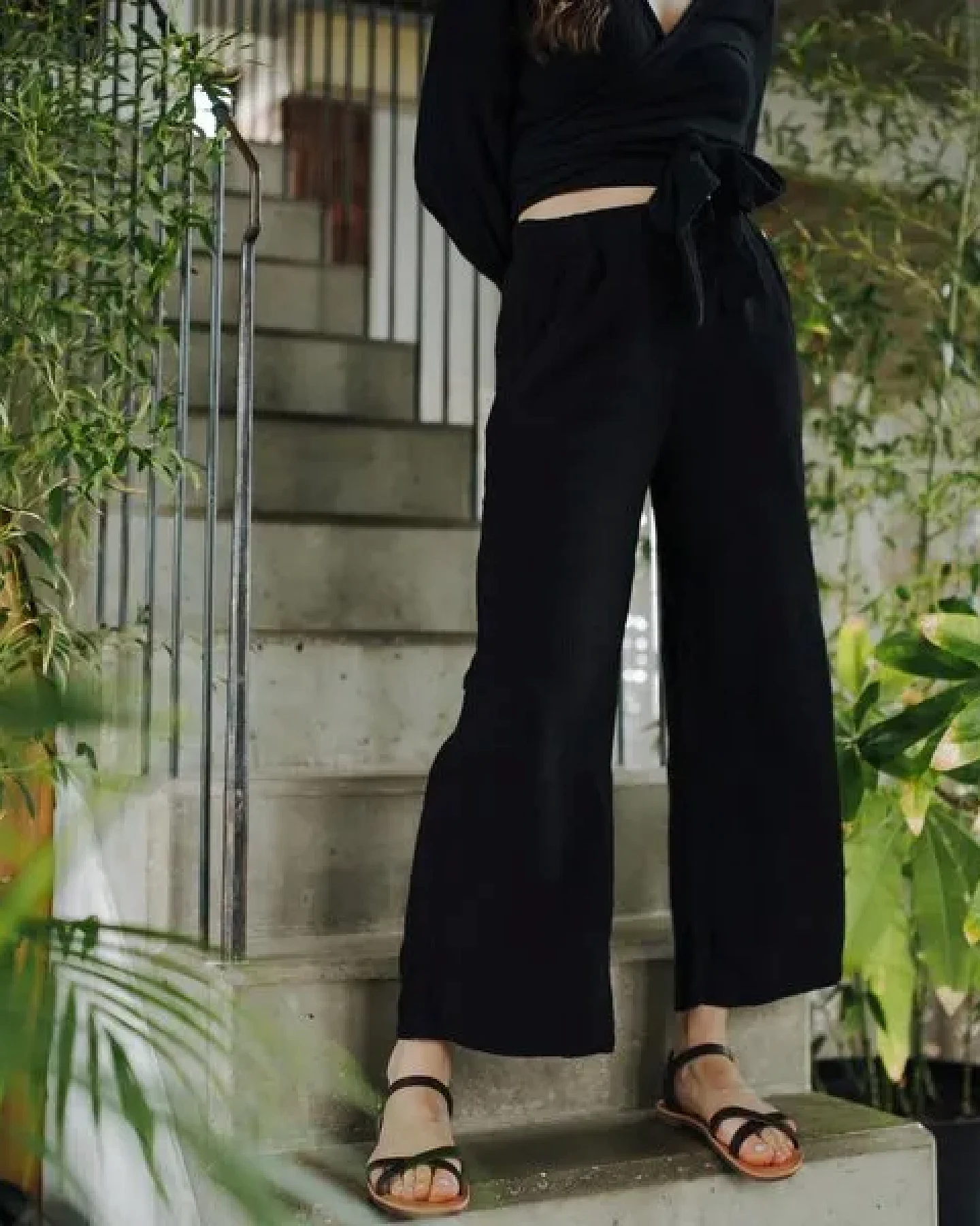 NORDLICHT Damen Hose aus Bio-Baumwolle Musselin LEJA – Ansicht 2