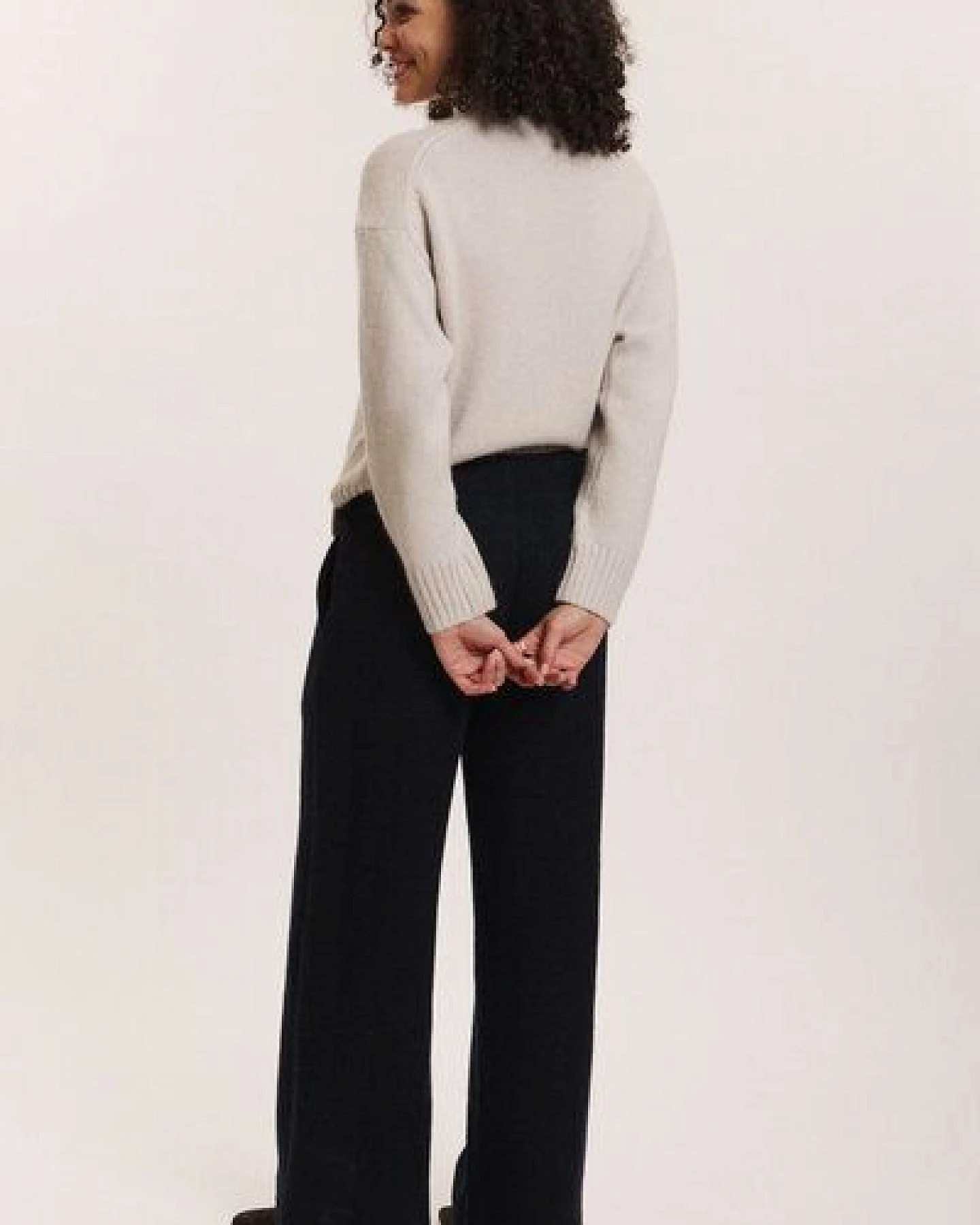 TRANQUILLO Wollwalkhose Beckyy – Ansicht 2