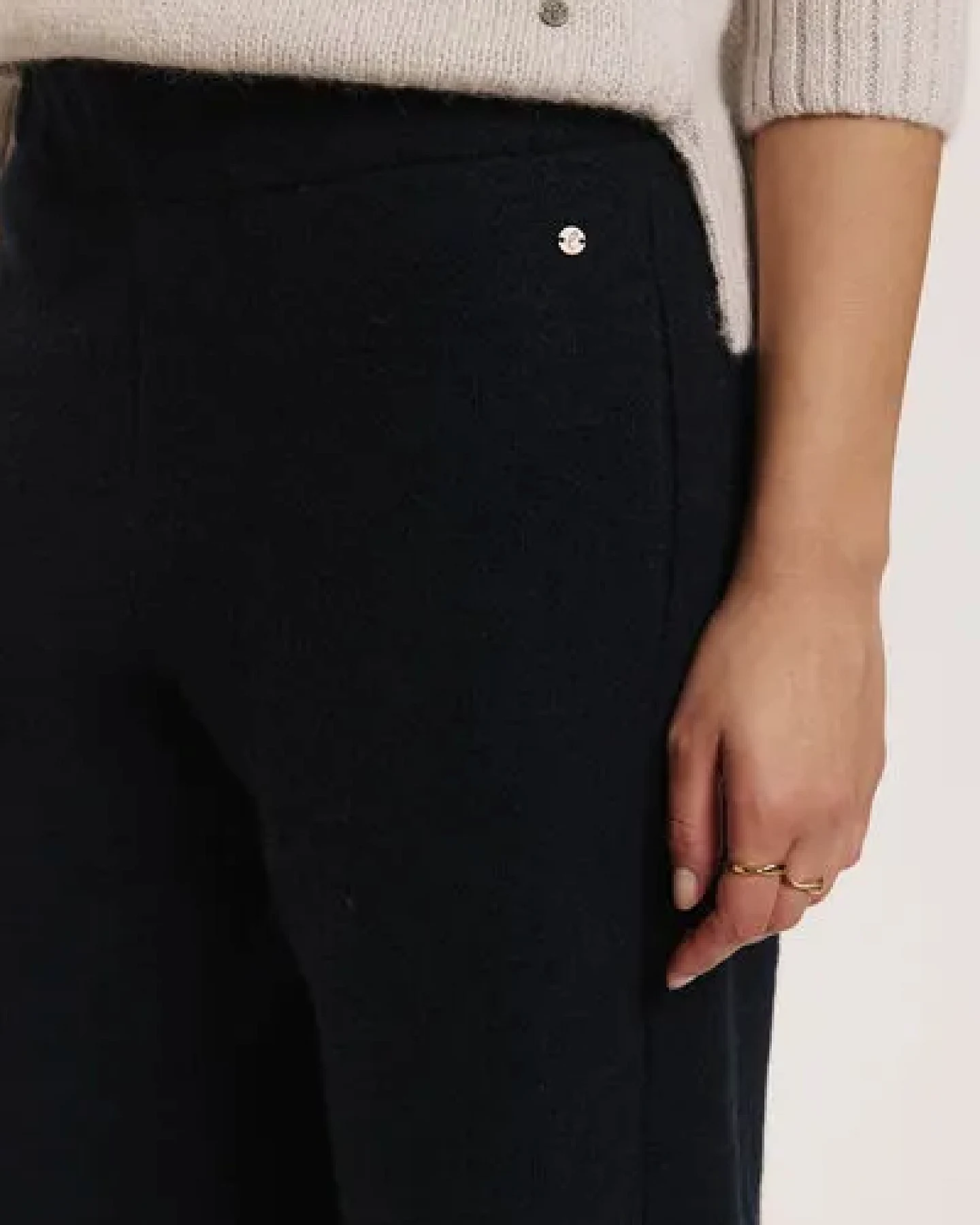 TRANQUILLO Wollwalkhose Beckyy – Ansicht 3