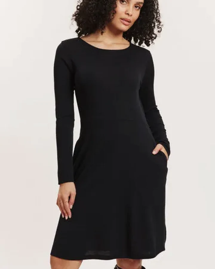 TRANQUILLO Jersey-Kleid Corinnee aus EcoVero Viskose