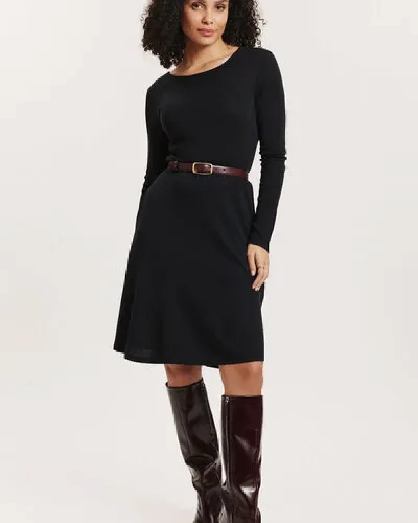 TRANQUILLO Jersey-Kleid Corinnee aus EcoVero Viskose – Ansicht 4