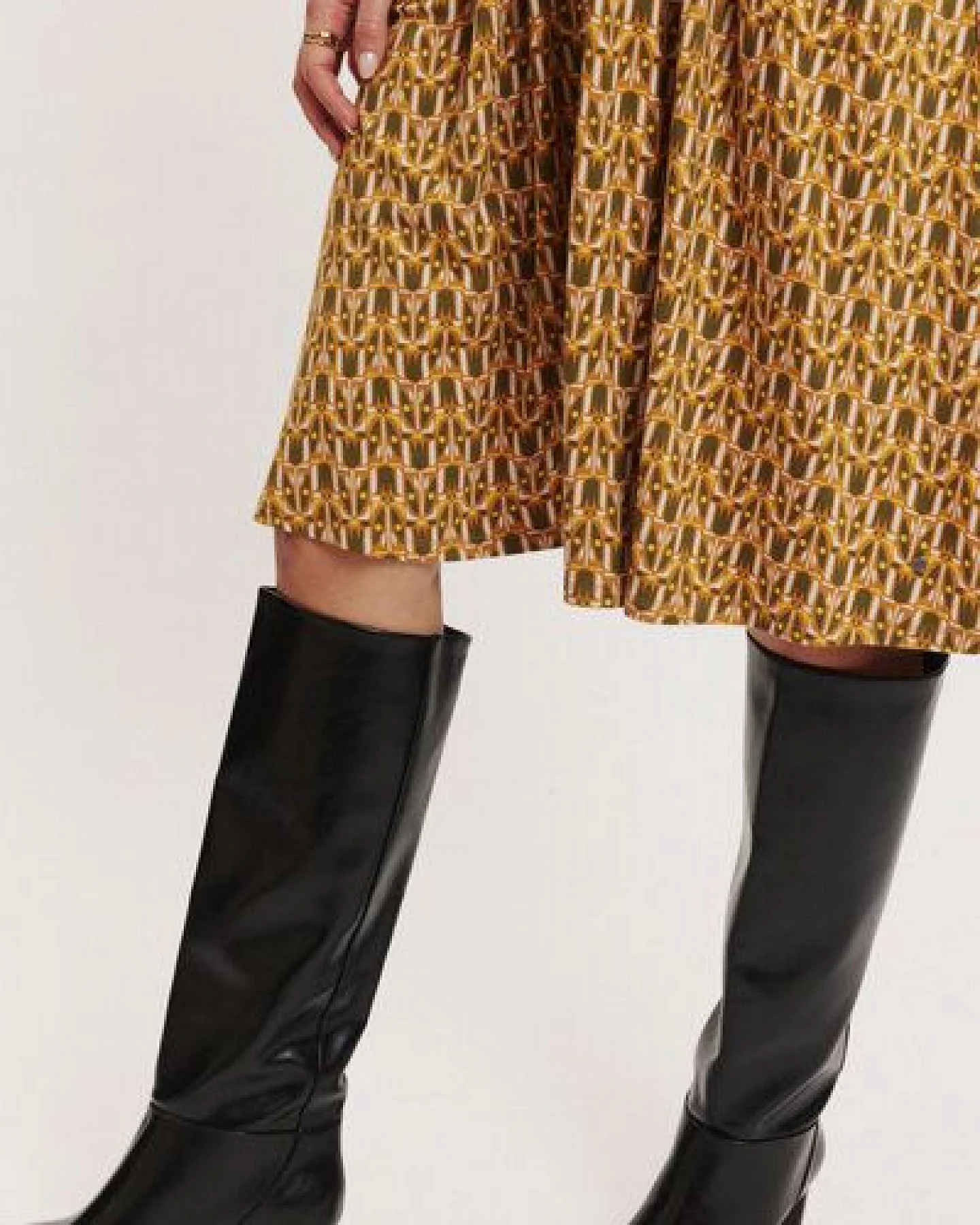 TRANQUILLO Jersey-Kleid Corinnee aus EcoVero Viskose – Ansicht 3