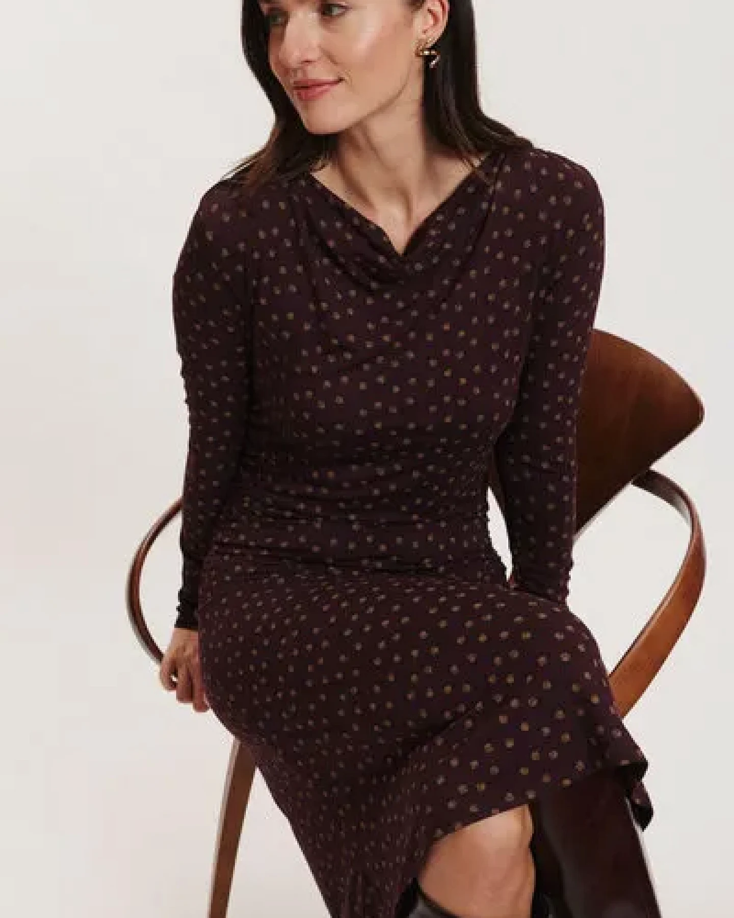 TRANQUILLO Jersey-Kleid Junee aus EcoVero Viskose – Ansicht 4