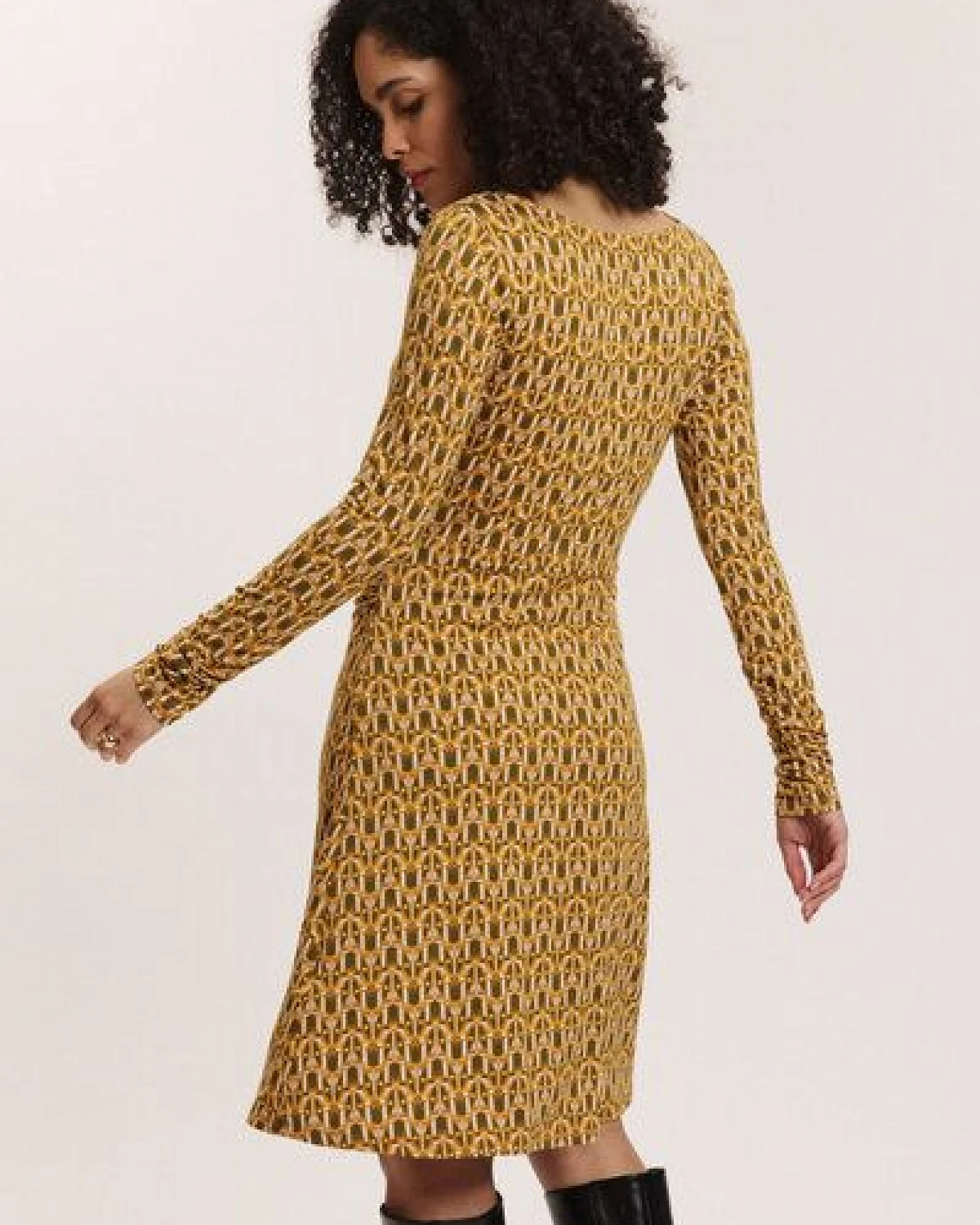 TRANQUILLO Jersey-Kleid Junee aus EcoVero Viskose – Ansicht 2