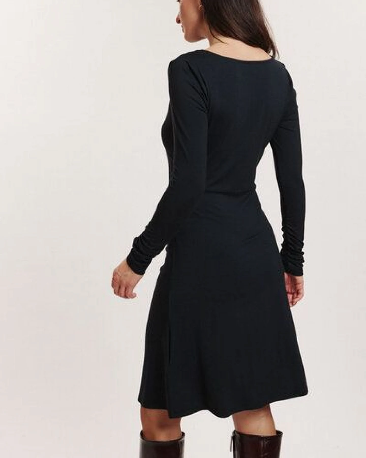 TRANQUILLO Jersey-Kleid Junee aus EcoVero Viskose – Ansicht 2