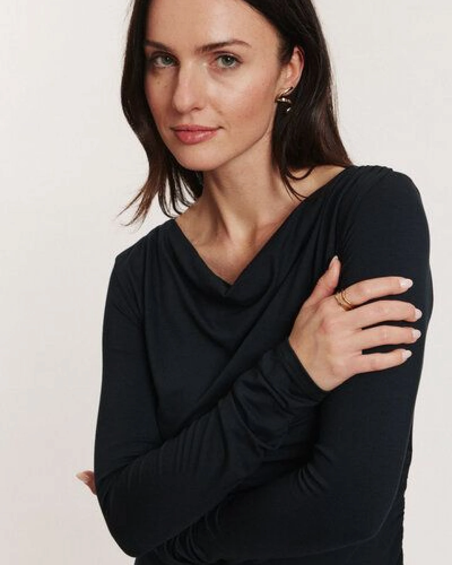 TRANQUILLO Jersey-Kleid Junee aus EcoVero Viskose – Ansicht 3