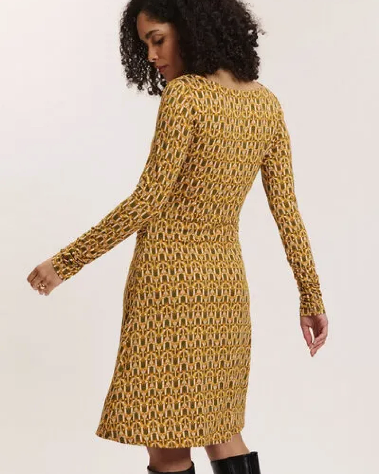 TRANQUILLO Jersey-Kleid Junee aus EcoVero Viskose – Ansicht 2