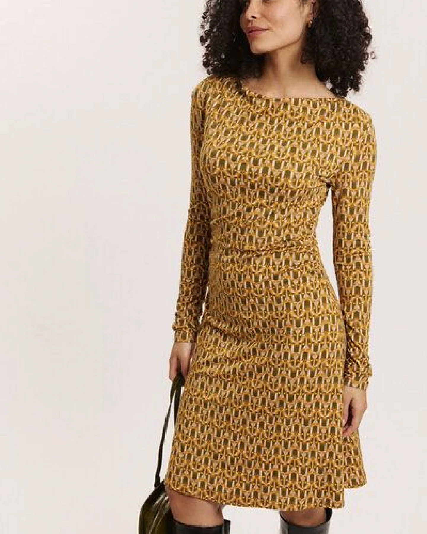 TRANQUILLO Jersey-Kleid Junee aus EcoVero Viskose – Ansicht 4