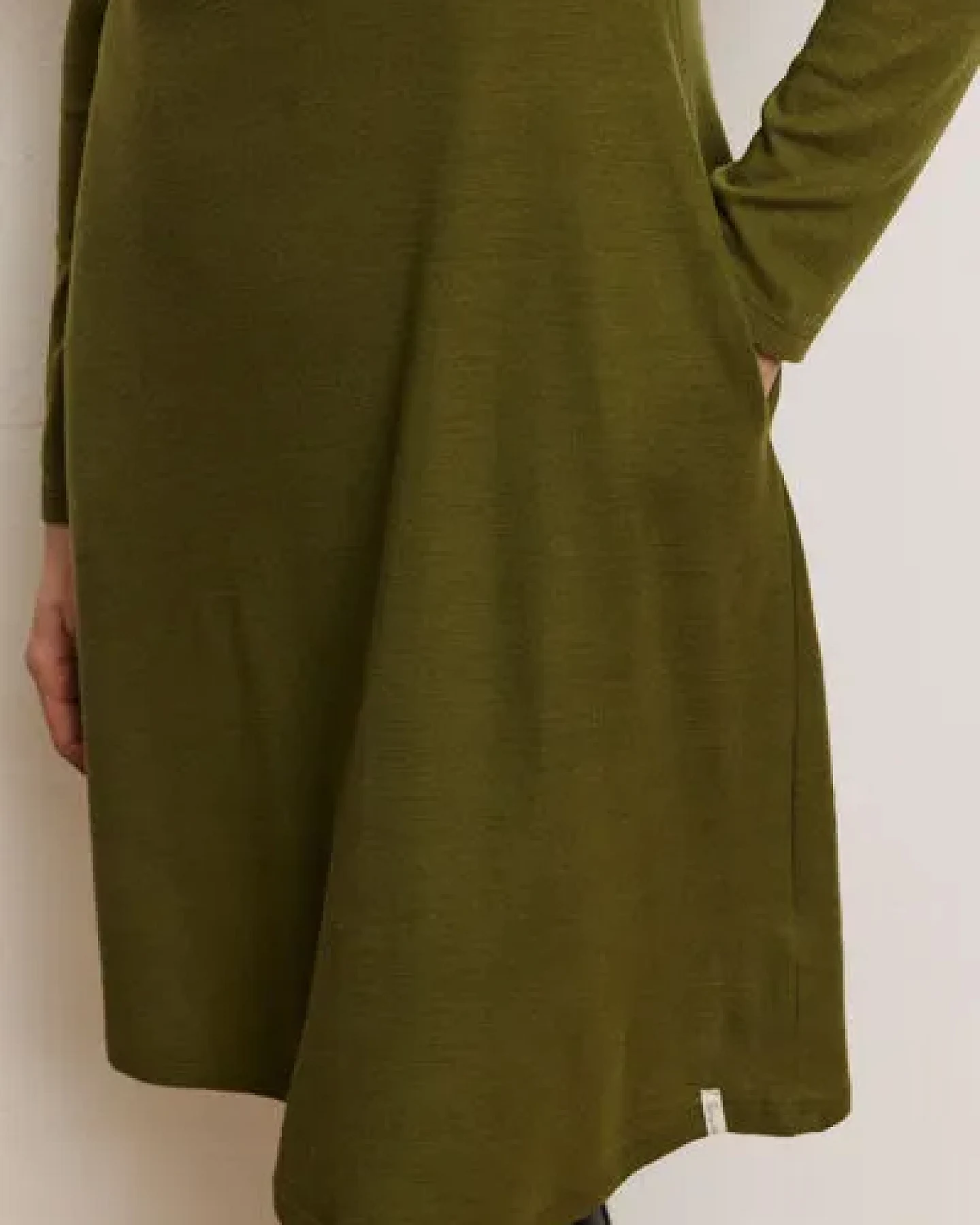 TRANQUILLO Jersey-Kleid Moonii aus Wolle-Baumwolle-Jersey – Ansicht 3